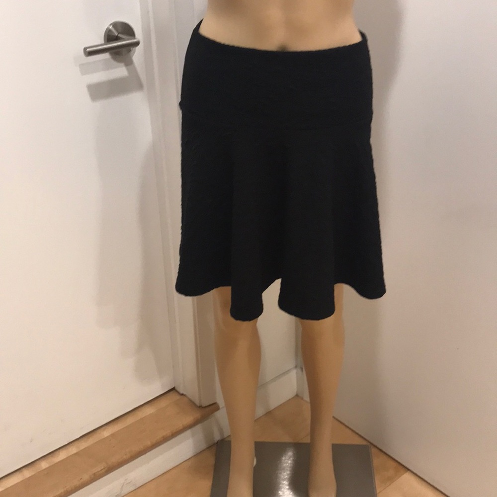 🎁3/25 Black skater skirt, NWOT